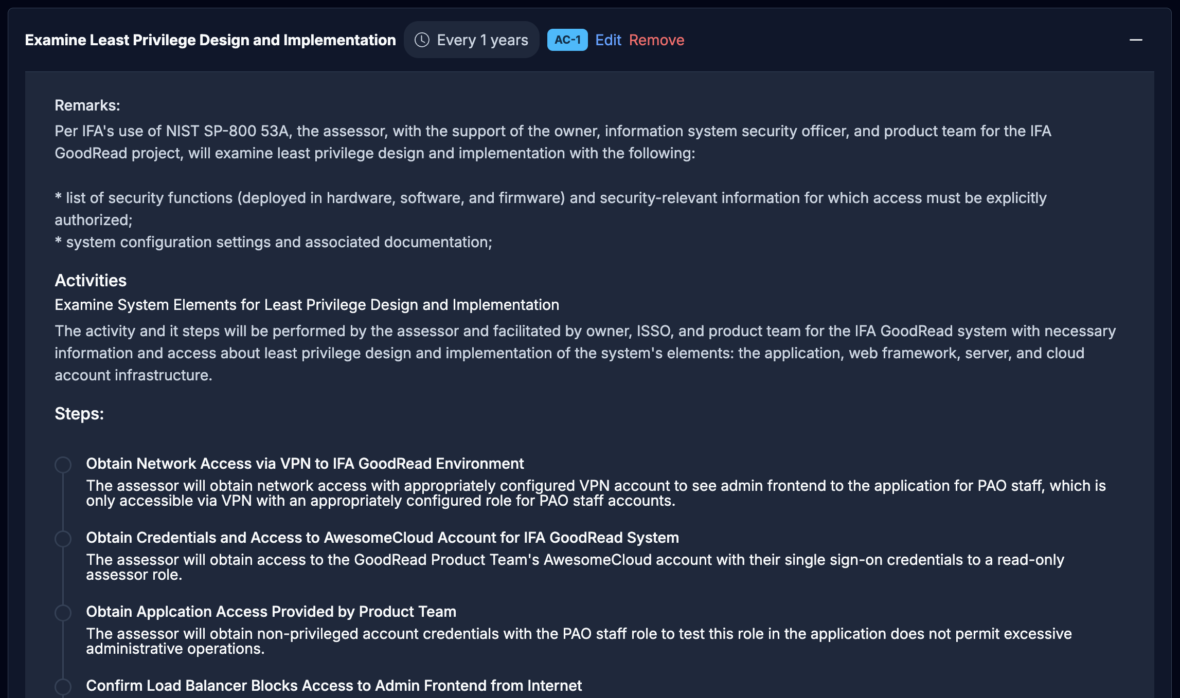 Details of workflows